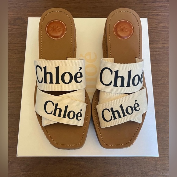 Chloé Woody Wedge Espadrilles - Picture 3 of 6